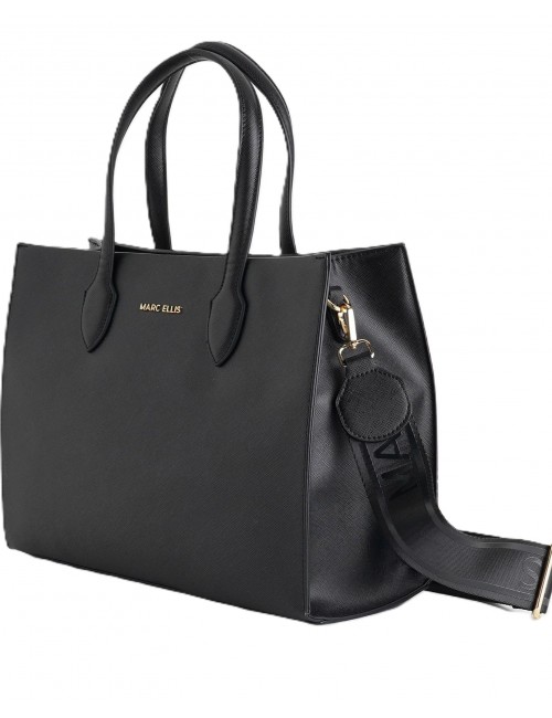borsa marc ellis DONNA BLACK - CEYLAN MF vista laterale
