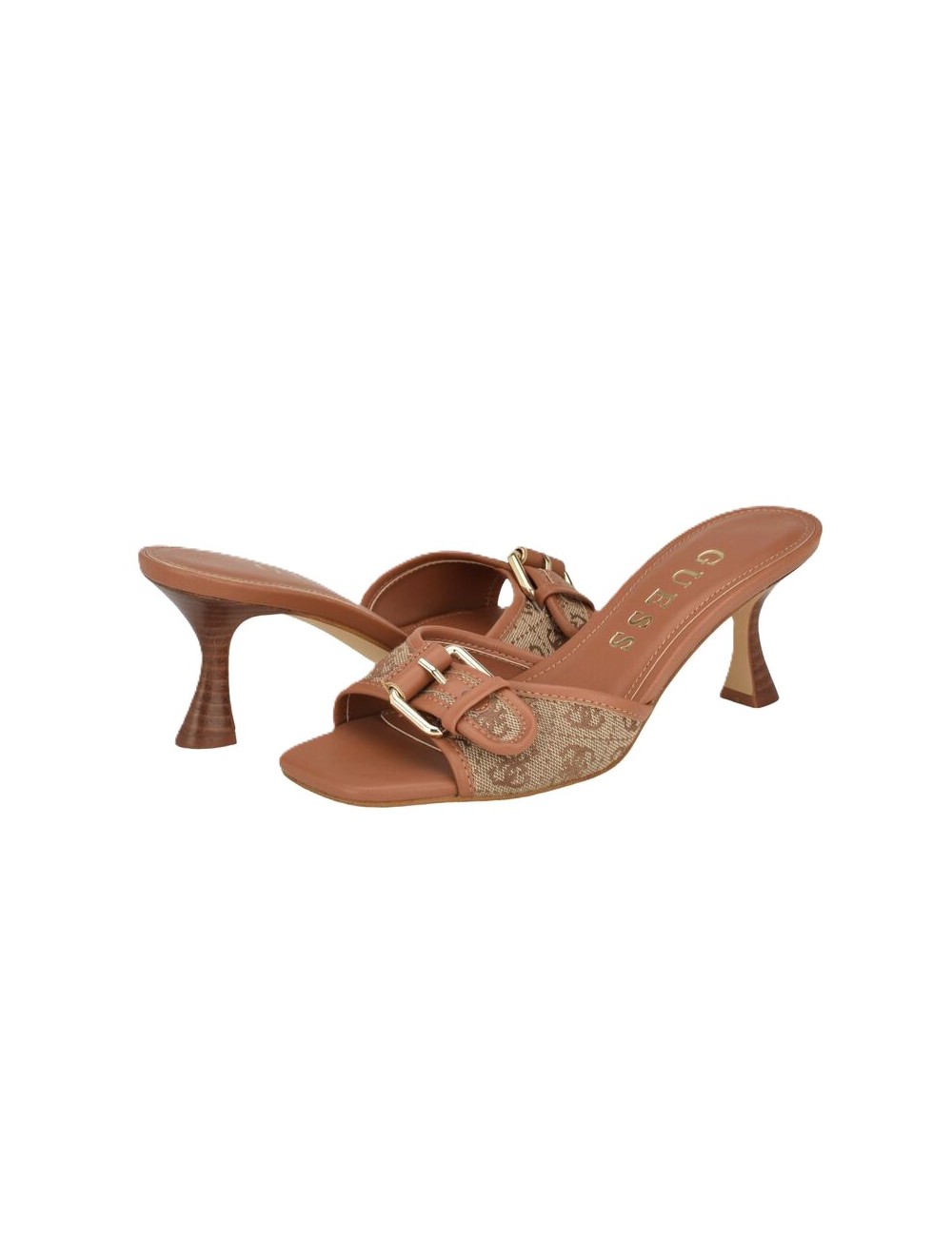 sandali guess DONNA MARRONI BEIBR - FLJDI2FAL03 vista dettagli