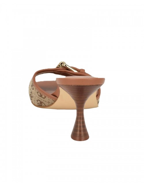 sandali guess DONNA MARRONI BEIBR - FLJDI2FAL03 vista posteriore