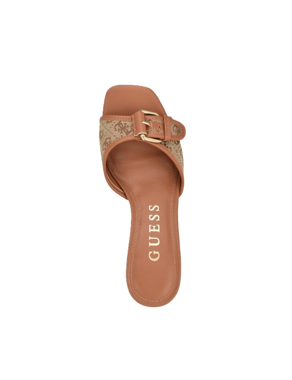 sandali guess DONNA MARRONI BEIBR - FLJDI2FAL03 vista superiore