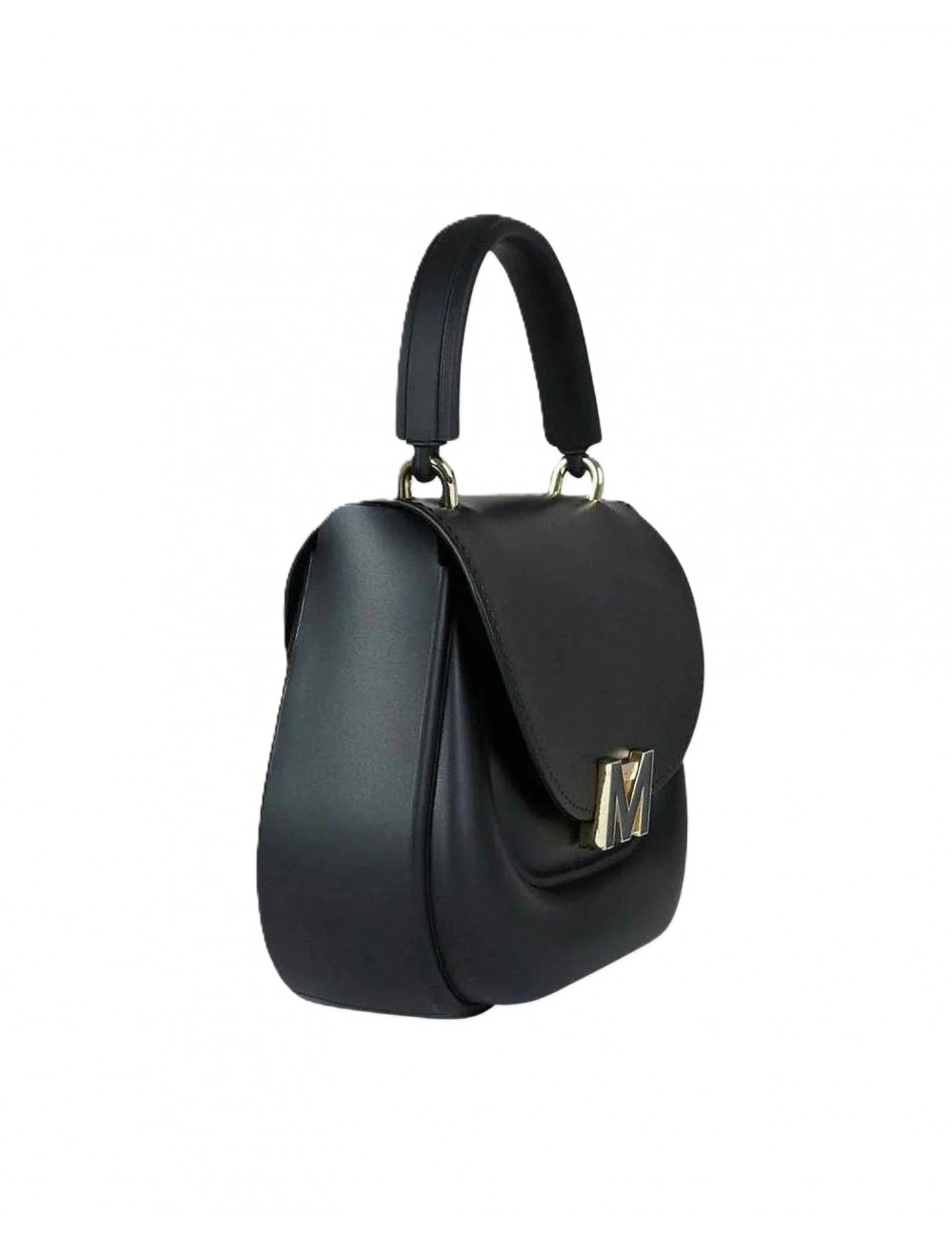 borsa marc ellis DONNA BLACK E LIGHT GOLD - FLAT JELLY 26 vista frontale