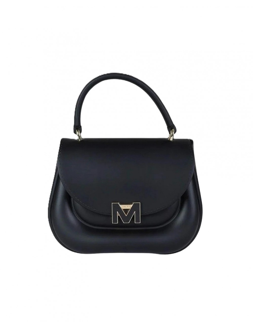 borsa marc ellis DONNA BLACK E LIGHT GOLD - FLAT JELLY 26 vista frontale