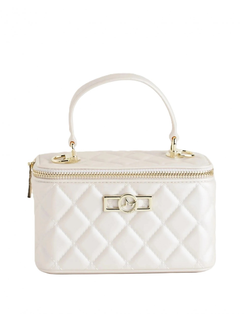 borsa marc ellis DONNA BEIGE E LIGHT GOLD - FLAT SUNKISS vista frontale