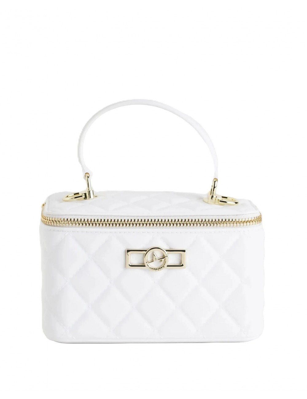 borsa marc ellis DONNA MILK E LIGHT GOLD - FLAT SUNKISS vista frontale