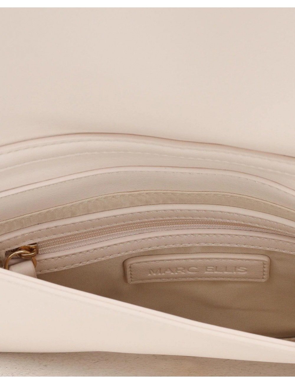 pochette marc ellis DONNA PANNA E ORO MILK/GOLD - JOLIE MACRO LT vista interna