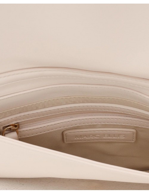 pochette marc ellis DONNA PANNA E ORO MILK/GOLD - JOLIE MACRO LT vista interna