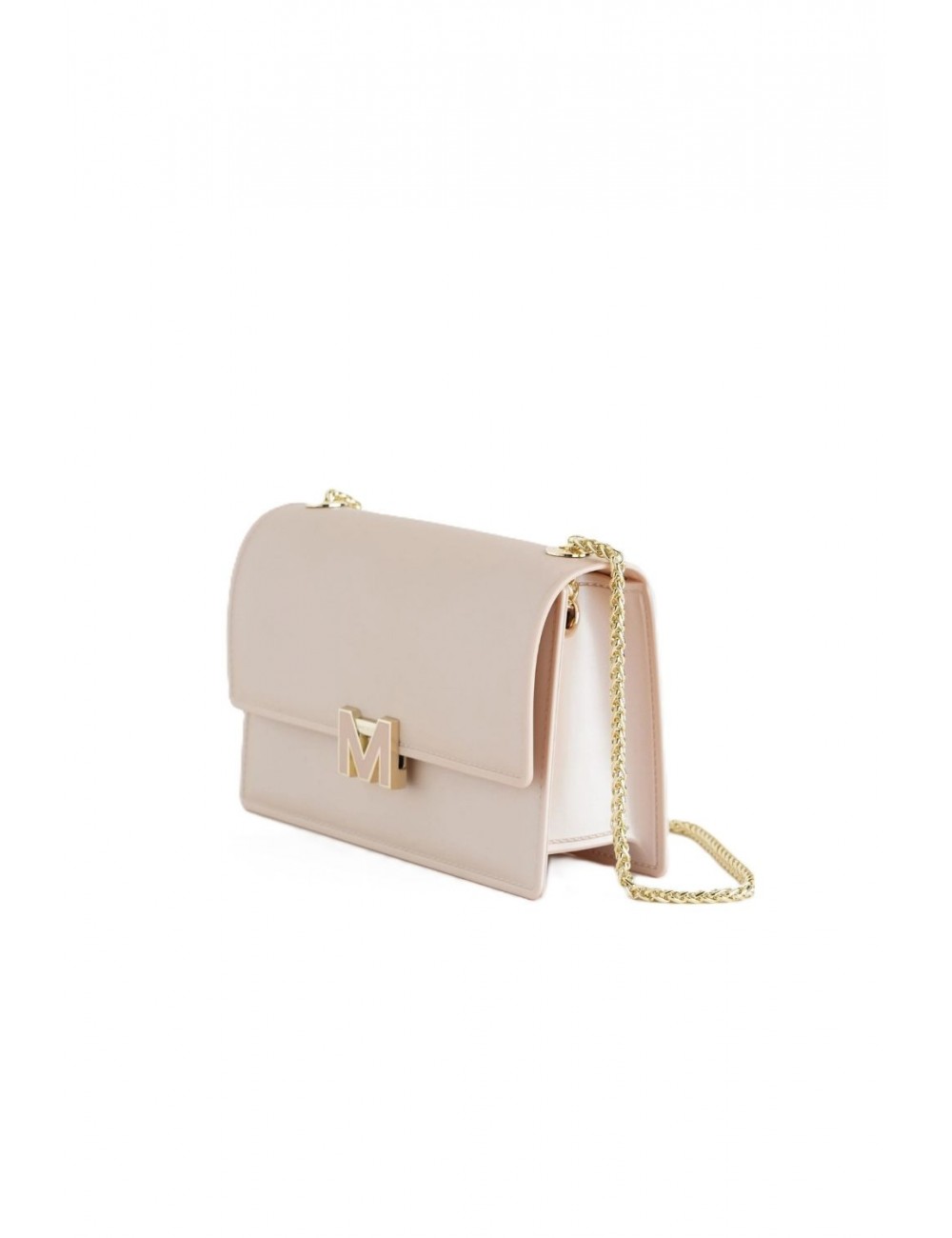 borsa marc ellis DONNA BEIGE SCURO E ORO LIGHT TAN/LIGHT GOLD - FLAT SUPERMEE M vista frontale