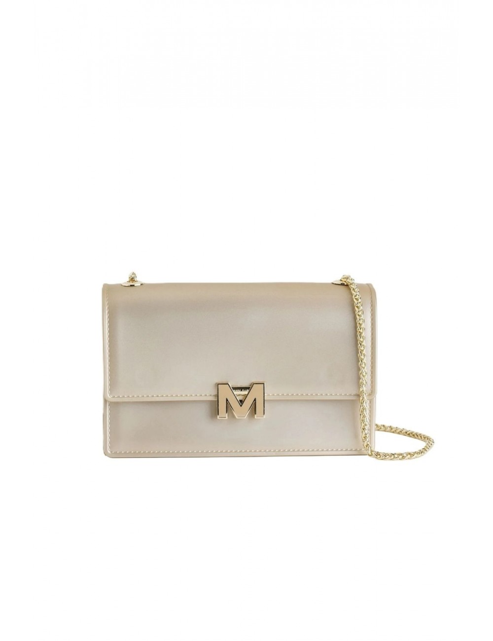 borsa marc ellis DONNA GOLD/LIGHT GOLD - FLAT SUPERMEE M vista frontale