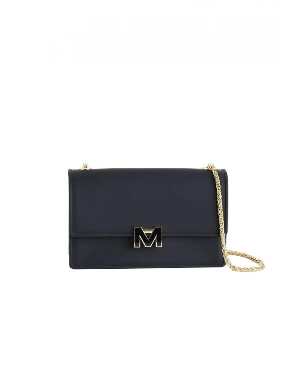 borsa marc ellis DONNA BLACK E LIGHT GOLD - FLAT SUPERMEE M vista frontale