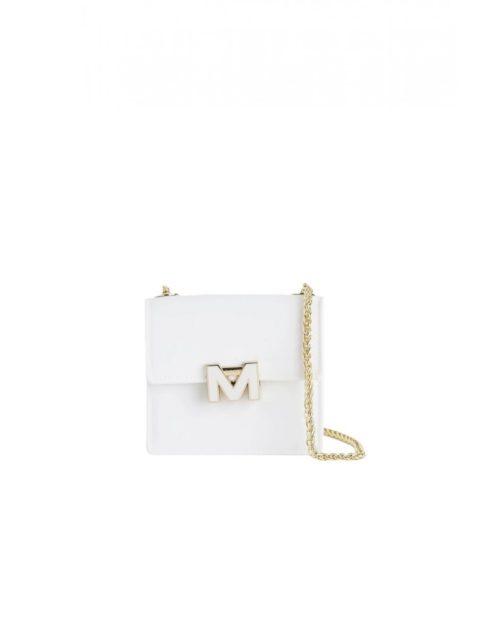 borsa marc ellis DONNA MILK E LIGHT GOLD - FLAT SUPERMEE S vista frontale