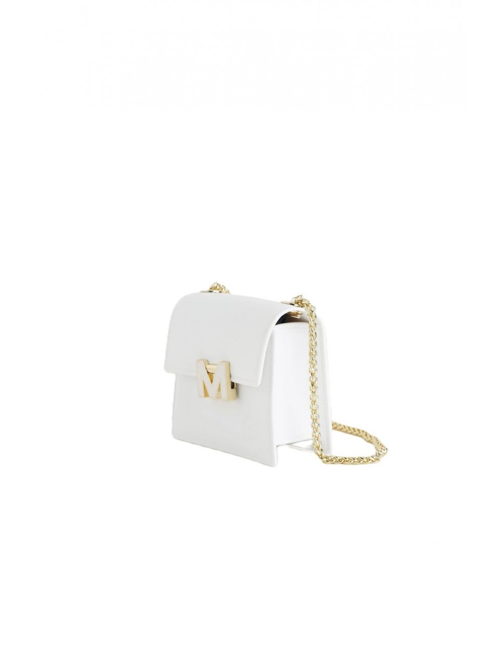borsa marc ellis DONNA MILK E LIGHT GOLD - FLAT SUPERMEE S vista frontale