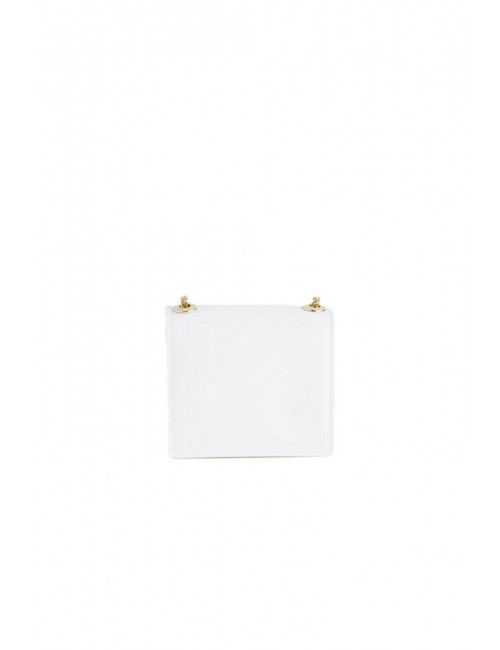 borsa marc ellis DONNA MILK E LIGHT GOLD - FLAT SUPERMEE S vista posteriore