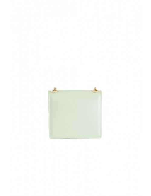 borsa marc ellis DONNA SOFT GREEN E LIGHT GOLD - FLAT SUPERMEE S vista posteriore