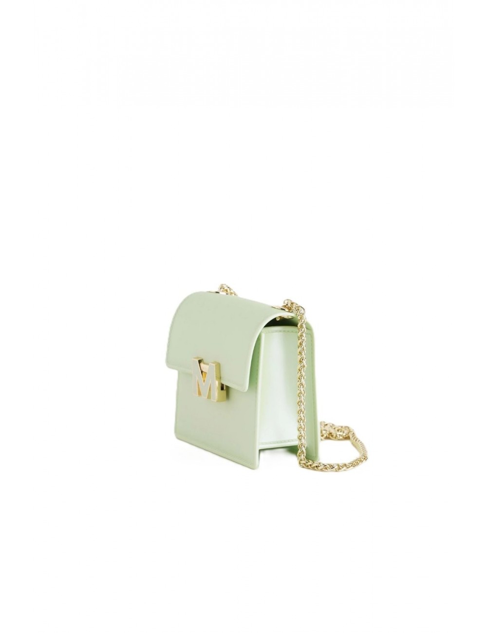 borsa marc ellis DONNA SOFT GREEN E LIGHT GOLD - FLAT SUPERMEE S vista frontale