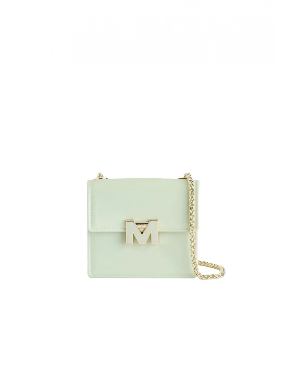 borsa marc ellis DONNA SOFT GREEN E LIGHT GOLD - FLAT SUPERMEE S vista frontale