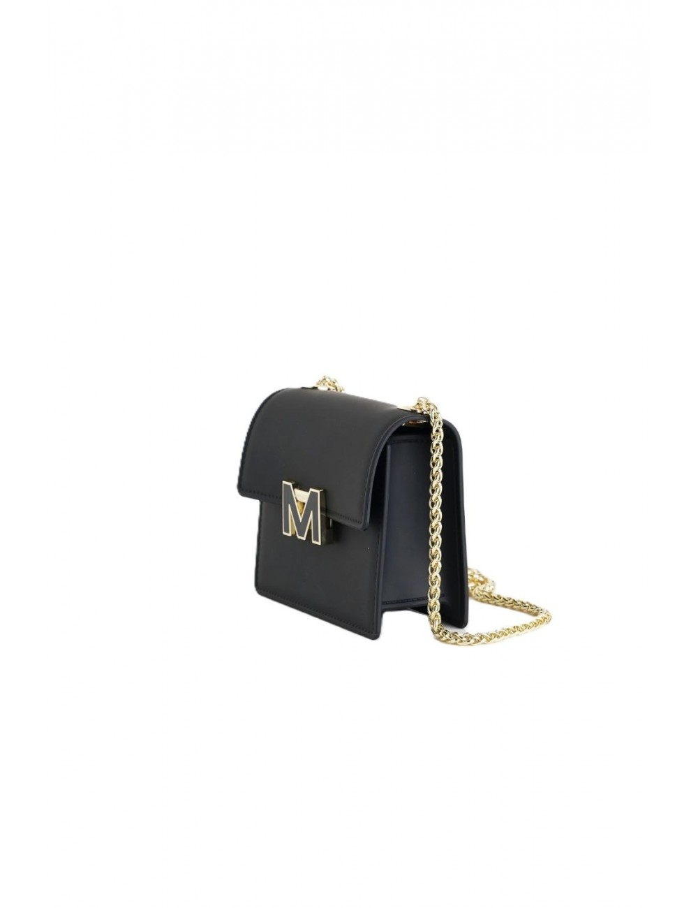borsa marc ellis DONNA BLACK E LIGHT GOLD - FLAT SUPERMEE S vista frontale