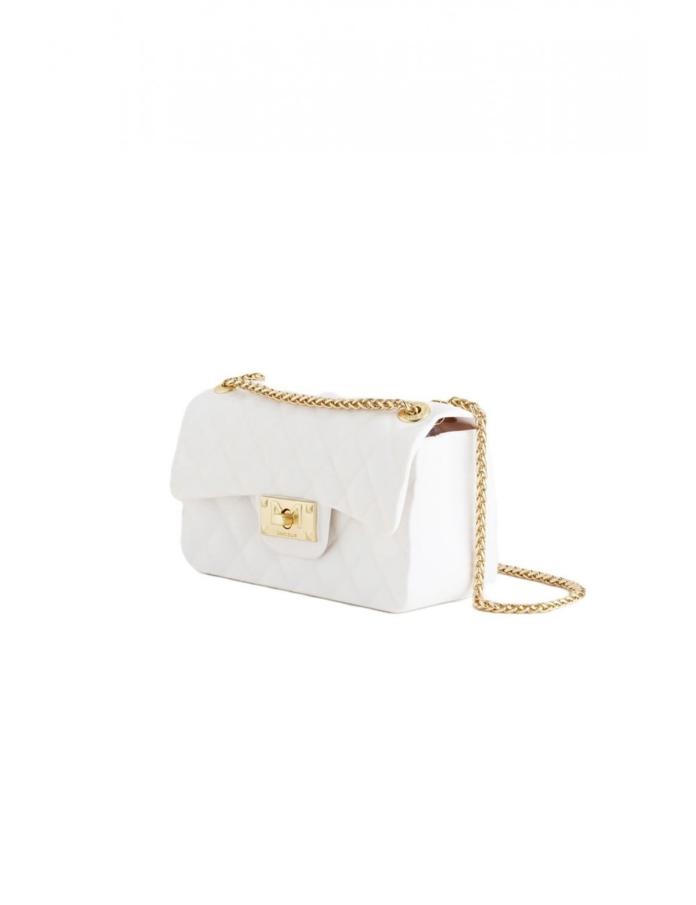 borsa marc ellis DONNA MILK E MATT GOLD - FLAT FALCON XS vista frontale