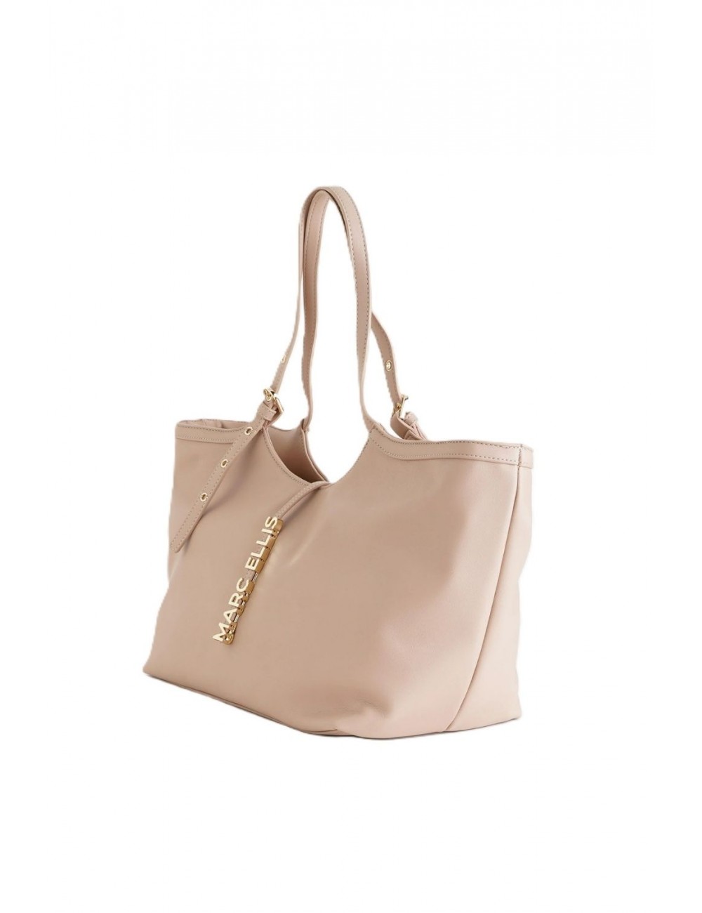 borsa marc ellis DONNA BEIGE SCURO LIGHT TAN - SCARLETT MACRO vista laterale