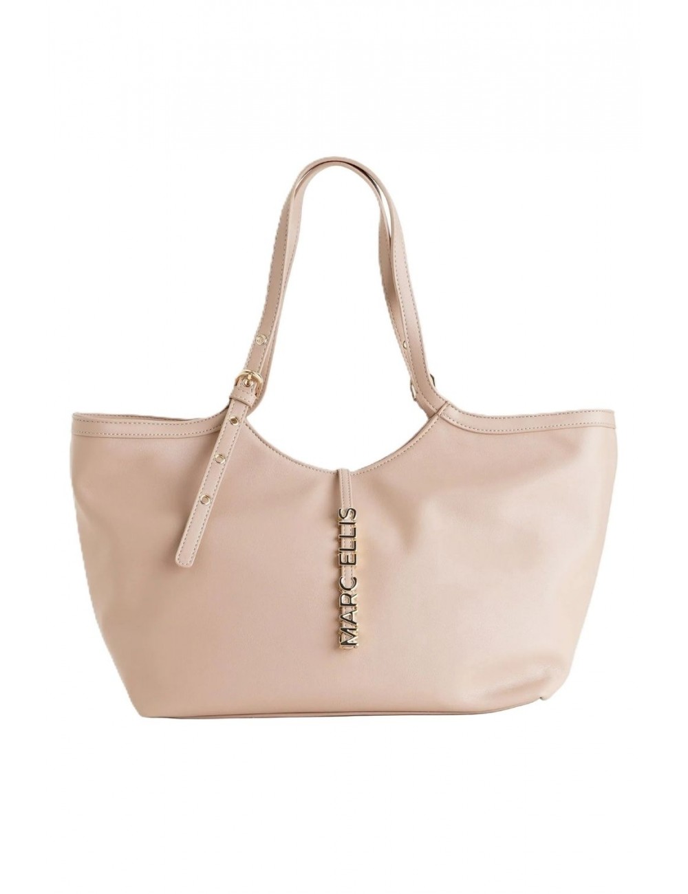 borsa marc ellis DONNA BEIGE SCURO LIGHT TAN - SCARLETT MACRO vista frontale