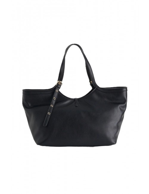 borsa marc ellis DONNA BLACK E GOLD - SCARLETT MACRO vista posteriore