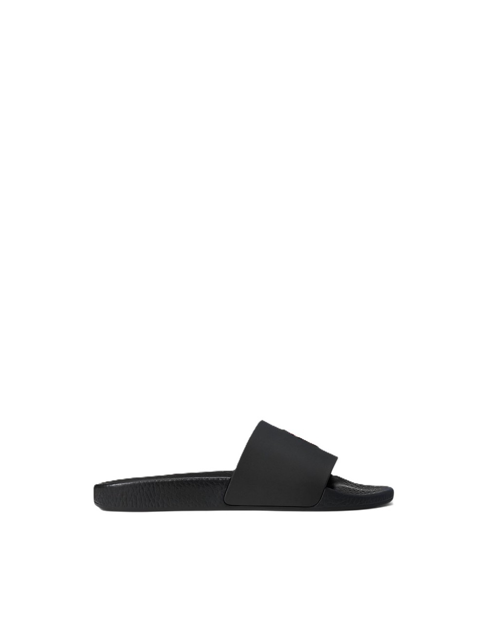 ciabatte polo ralph lauren UOMO BLACK E RED - POLO SLIDE-SN-SLI - 809852071004 vista laterale