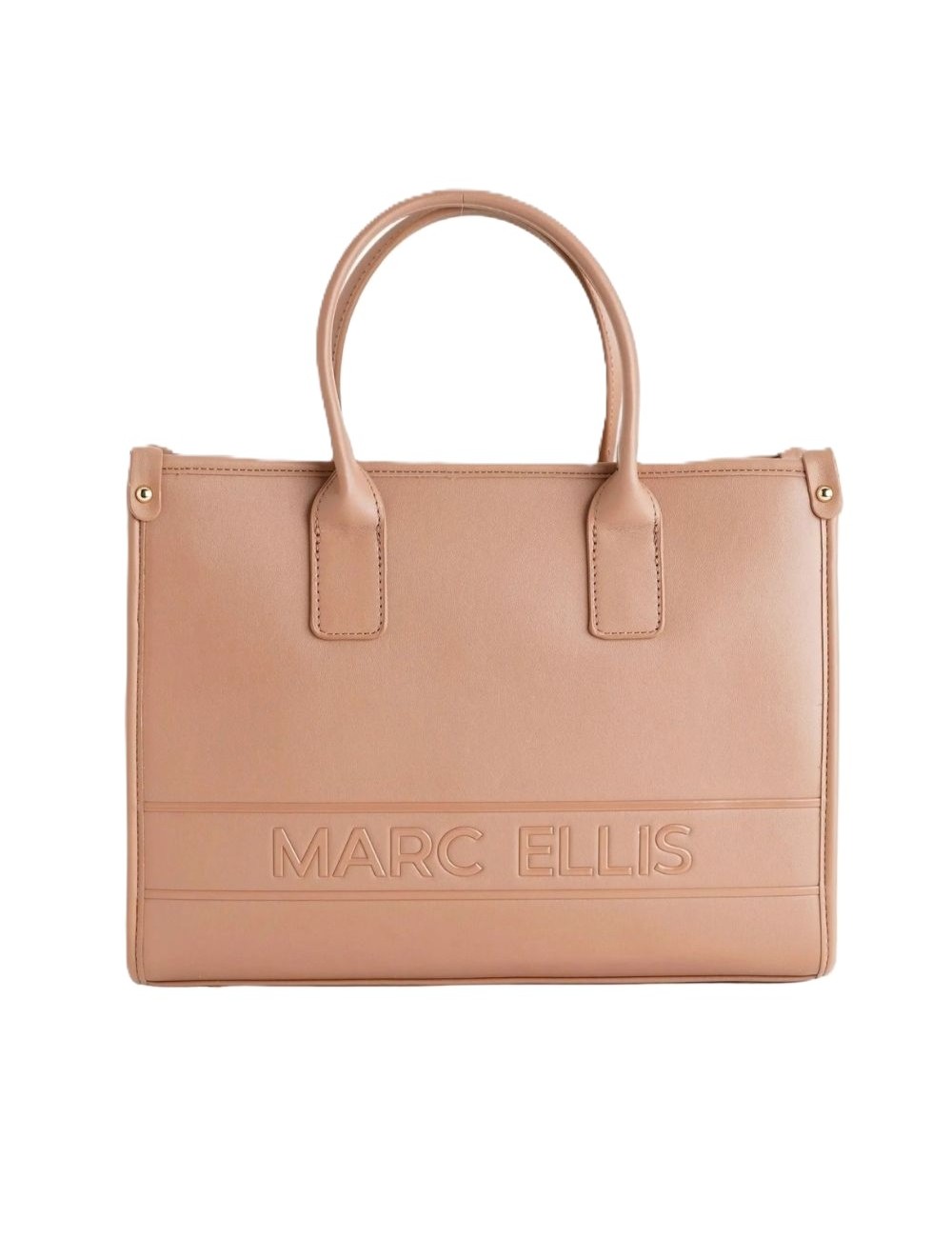 borsa marc ellis DONNA CAMMELLO MOKA MOUSSE - OREGON ML vista frontale