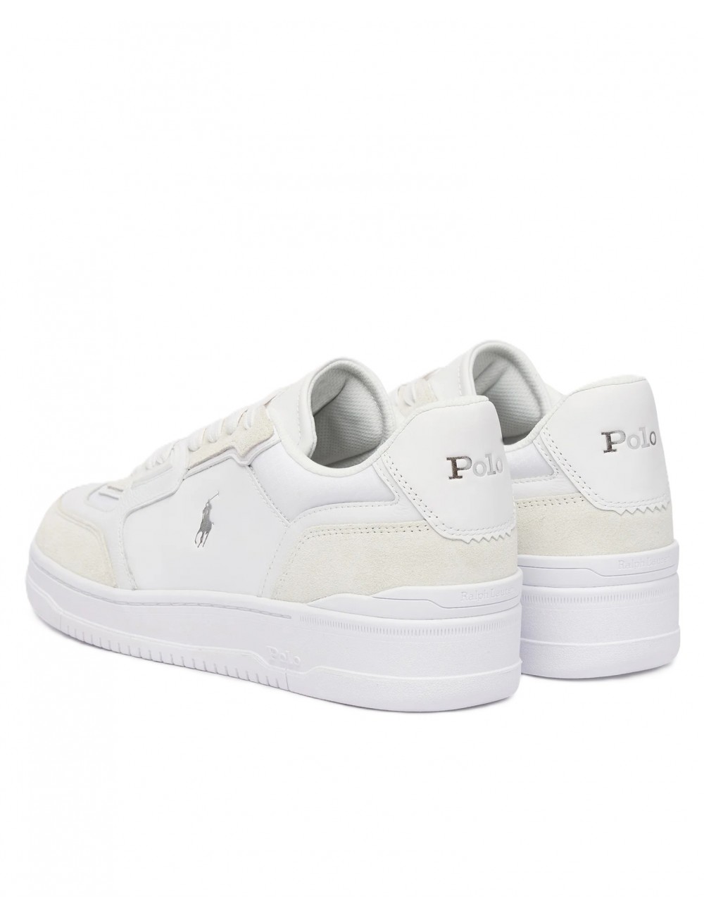 scarpe polo ralph lauren UOMO WHITE MU - OPN MSTER PP-SK-LTL - 809P00810002 vista posteriore