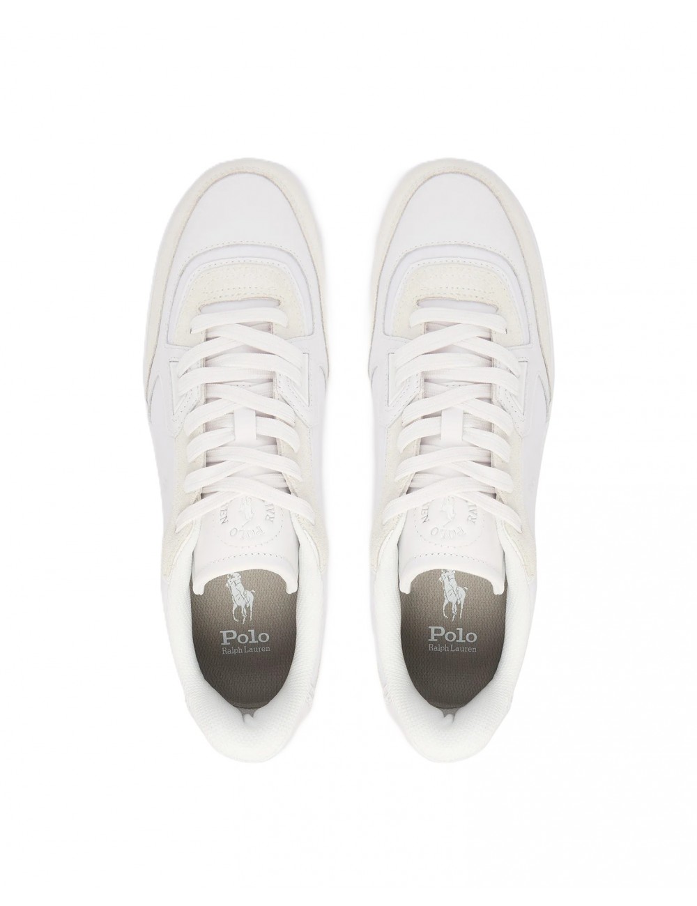 scarpe polo ralph lauren UOMO WHITE MU - OPN MSTER PP-SK-LTL - 809P00810002 vista superiore