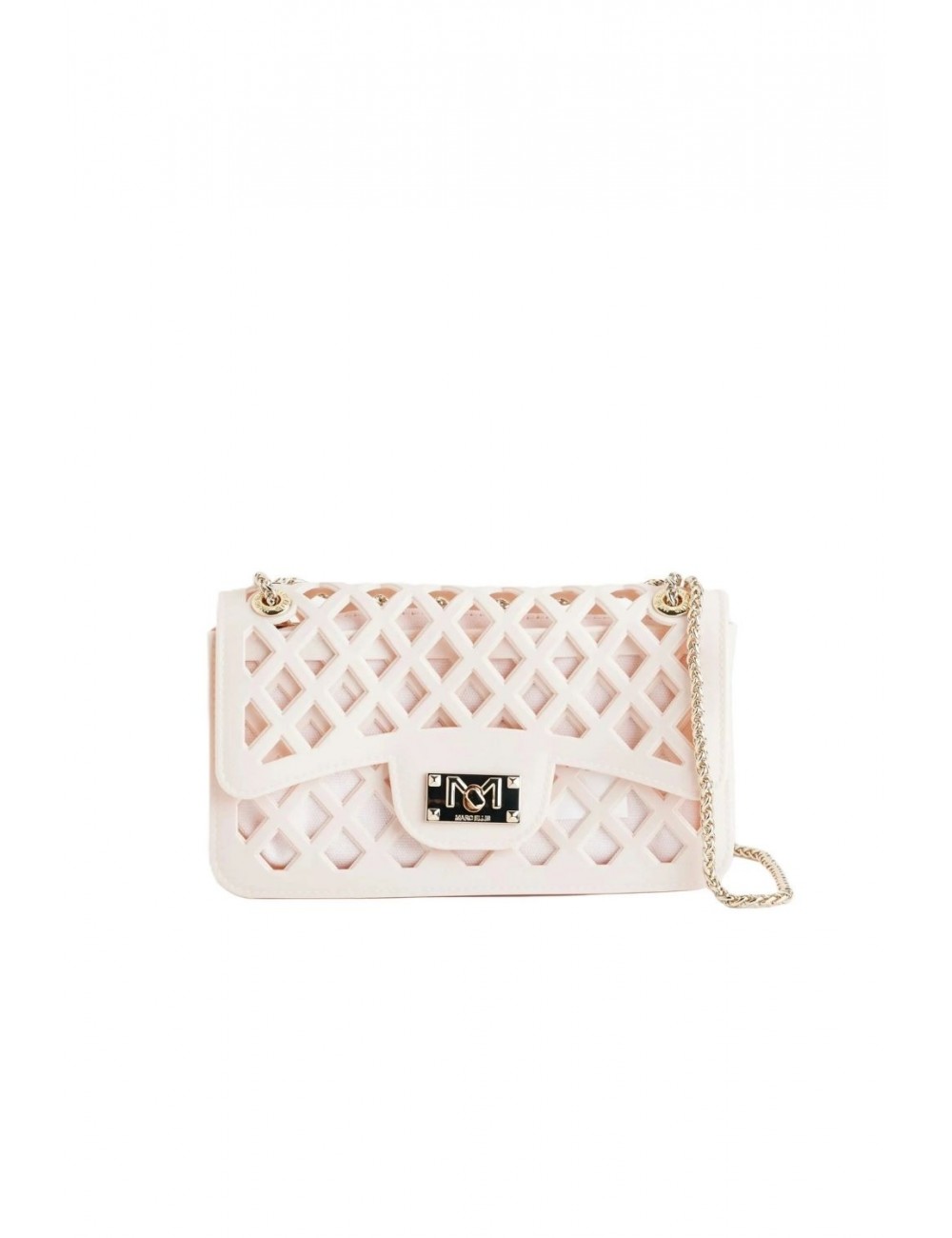 borsa marc ellis DONNA LIGHT ROSE E LIGHT GOLD - FLAT BASKET vista frontale