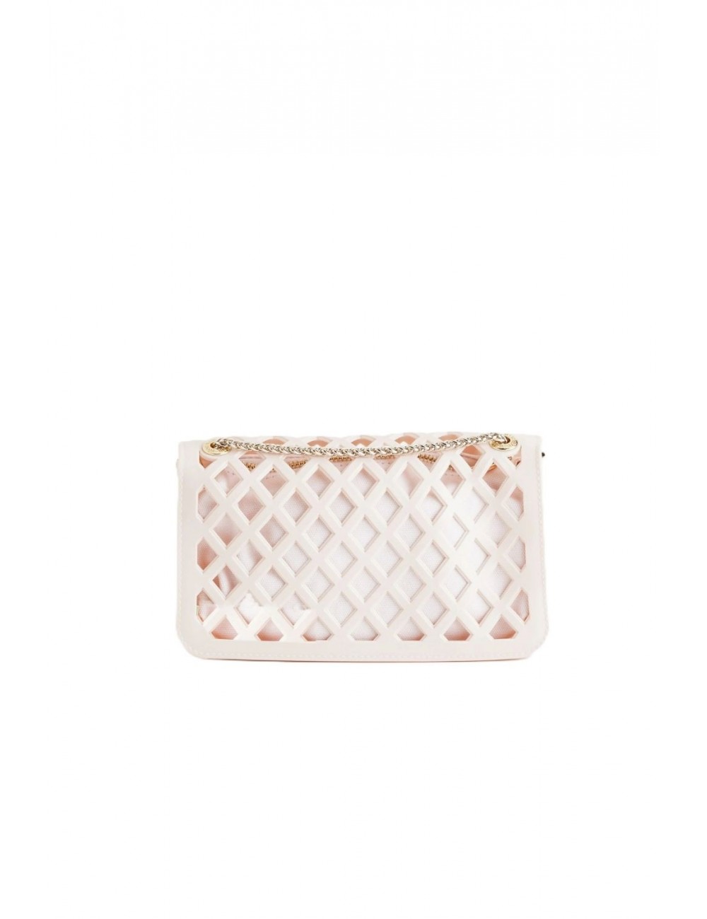 borsa marc ellis DONNA LIGHT ROSE E LIGHT GOLD - FLAT BASKET vista posteriore