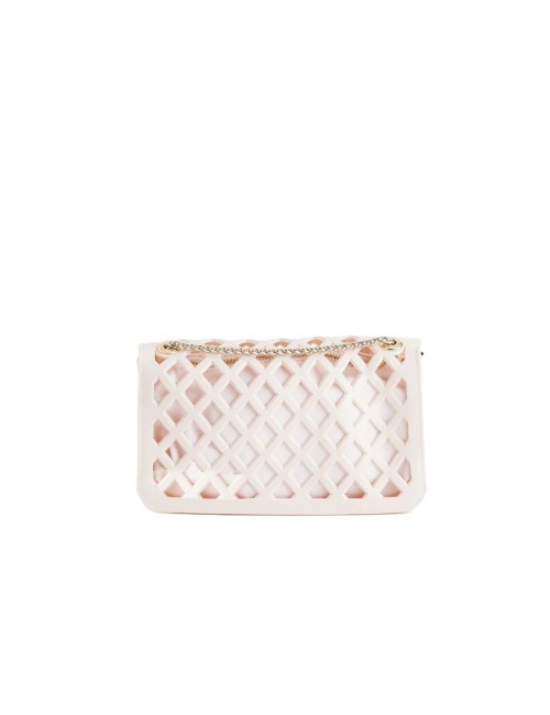 borsa marc ellis DONNA LIGHT ROSE E LIGHT GOLD - FLAT BASKET vista posteriore