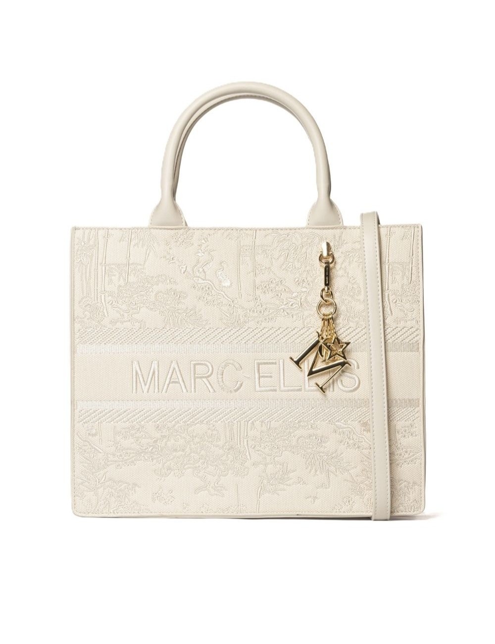 borsa marc ellis DONNA PANNA MILK - BUBY LUXE vista frontale 2