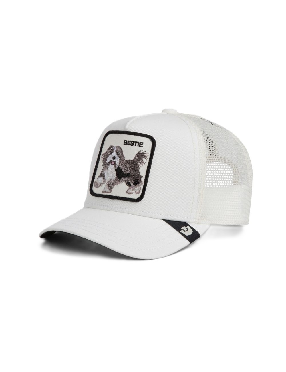 cappello goorin bros UNISEX BIANCO DUST - BESTIE TRUCKER - 101-3002-DUS01 vista frontale
