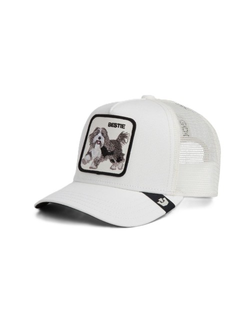 cappello goorin bros UNISEX BIANCO DUST - BESTIE TRUCKER - 101-3002-DUS01 vista laterale