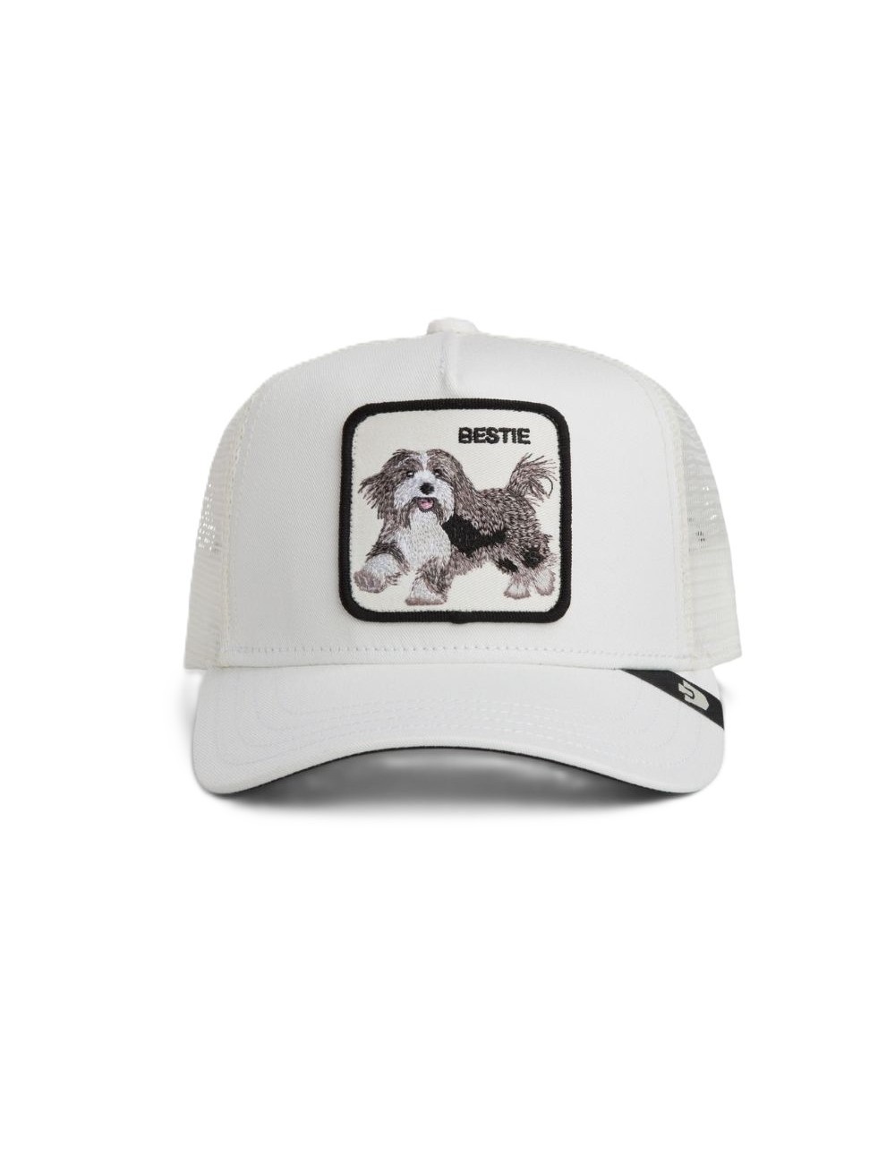 cappello goorin bros UNISEX BIANCO DUST - BESTIE TRUCKER - 101-3002-DUS01 vista frontale