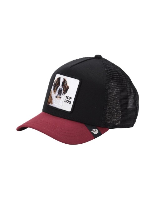 cappello goorin bros UNISEX NERO E BORDEAUX VOID/CRUSH - THE TOP DOG - 101-1788-VOI18 vista laterale