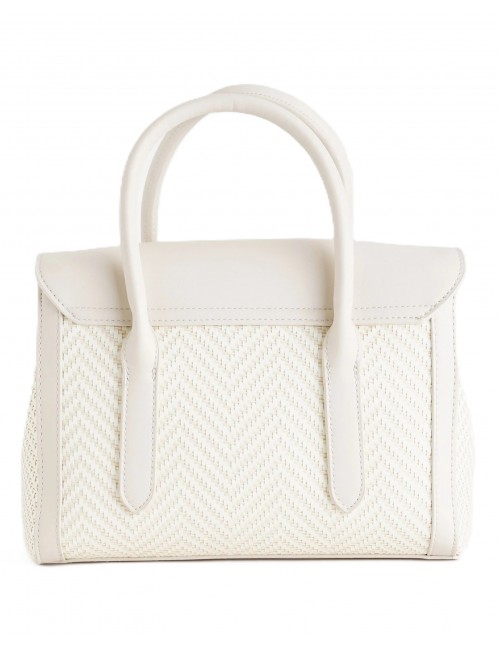 borsa secret pon pon DONNA PANNA MILK - YALIS STRAW SMALL vista posteriore