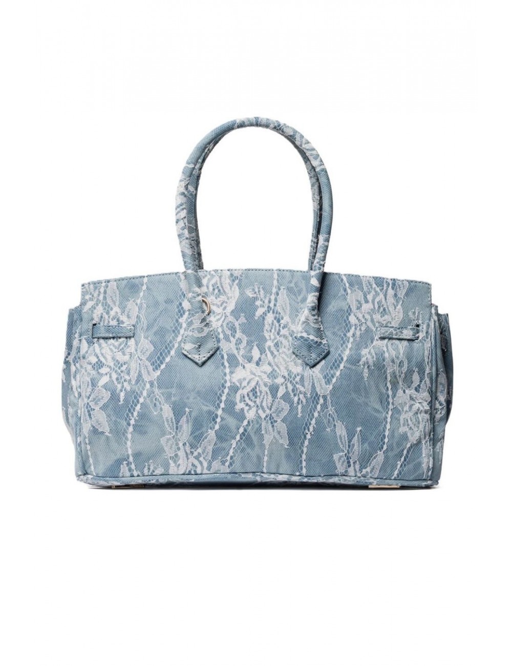 borsa secret pon pon DONNA AZZURRA DENIM - GRACE M LACE vista posteriore