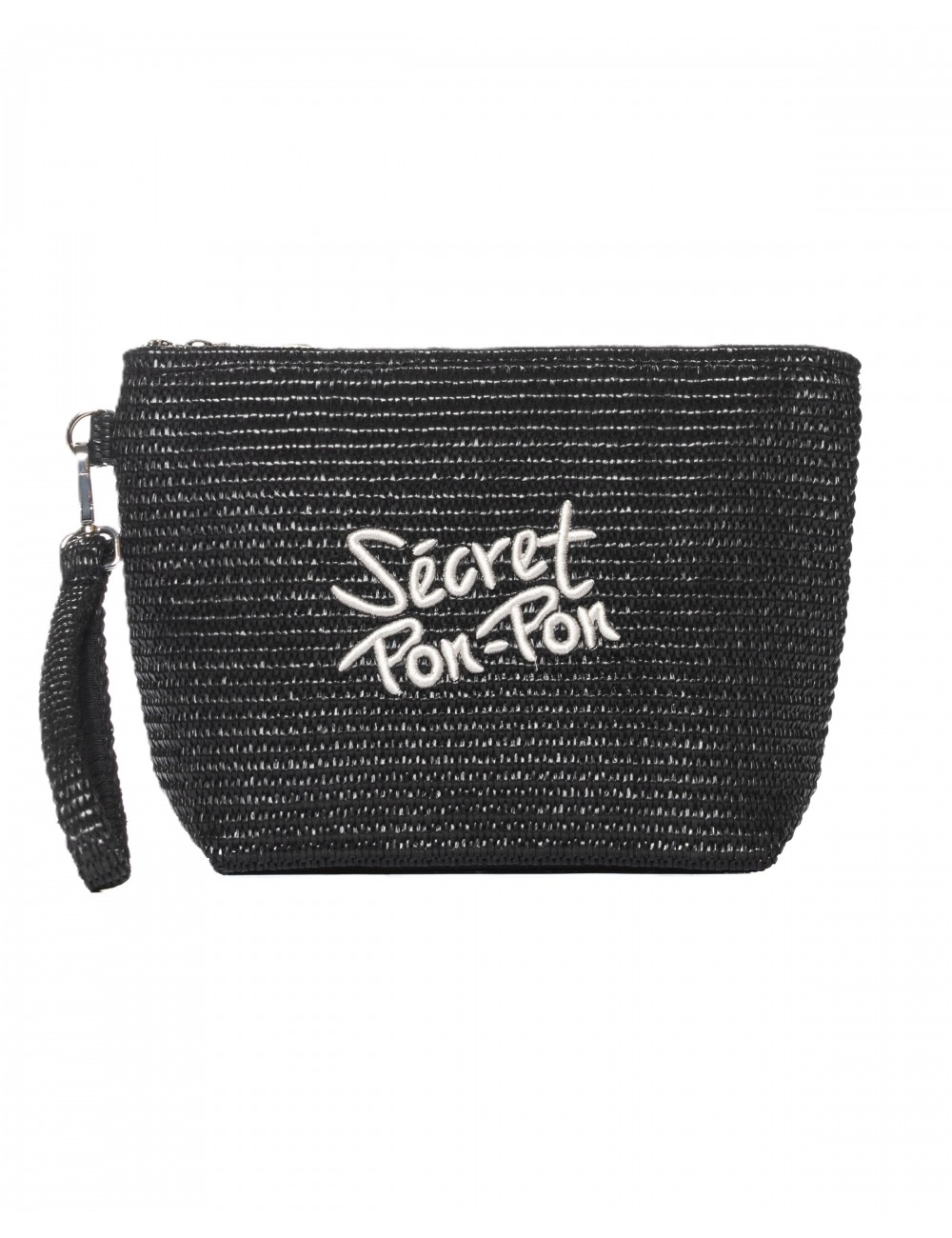 pochette secret pon pon DONNA BLACK/BLACK - RODEO CLUTCH vista frontale