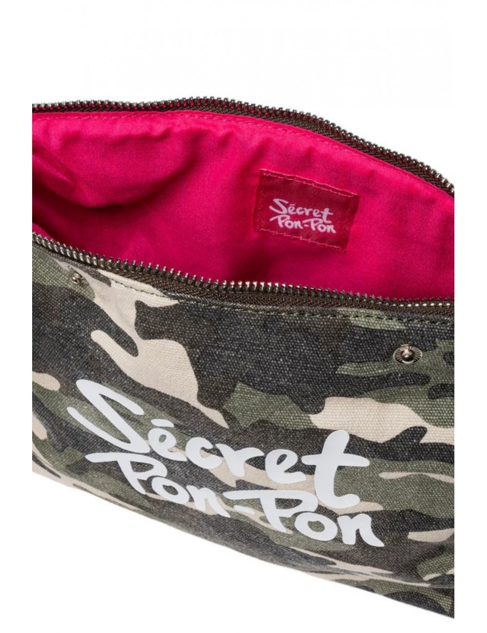 pochette secret pon pon DONNA MULTICOLORE CAMOU - CITY POUCH vista interna