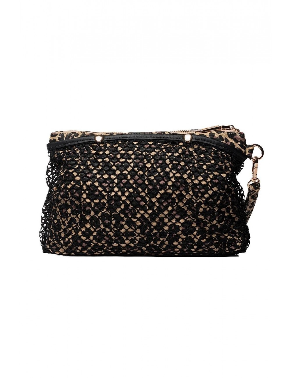 pochette secret pon pon DONNA MULTICOLORE LEOPARD - CITY POUCH vista posteriore