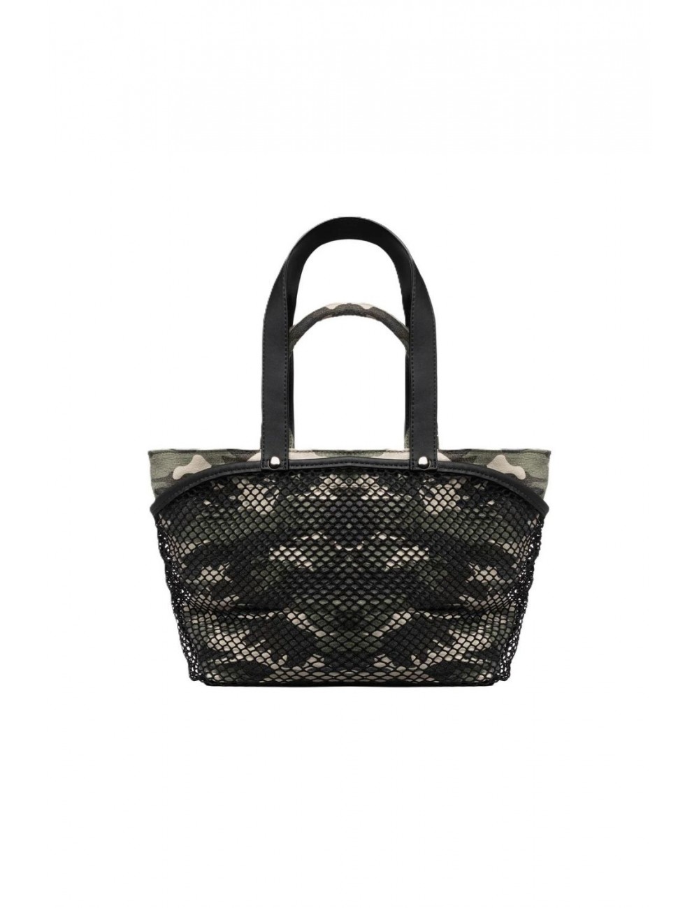 borsa secret pon pon DONNA MULTICOLORE CAMOU - CITY TOTE M vista posteriore