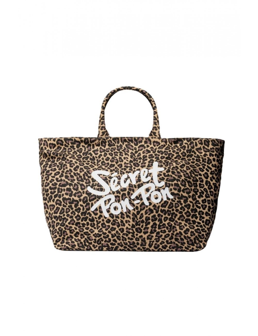 borsa secret pon pon DONNA MULTICOLORE LEOPARD - CITY TOTE L vista frontale 2