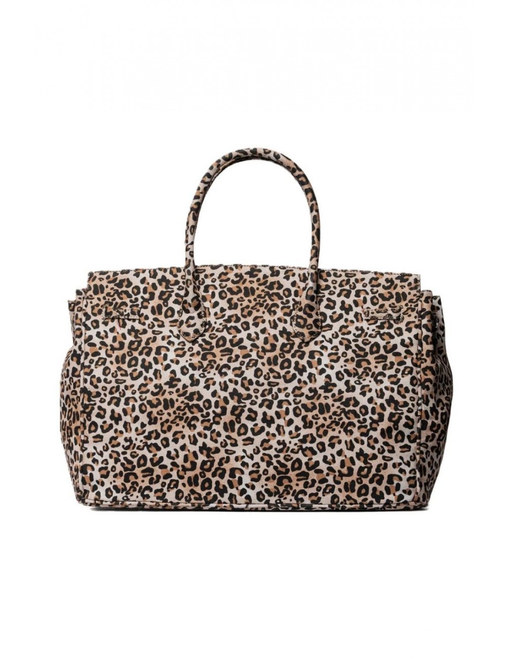 borsa secret pon pon DONNA  MULTICOLORE LEOPARD - GRACE CANVAS L vista posteriore