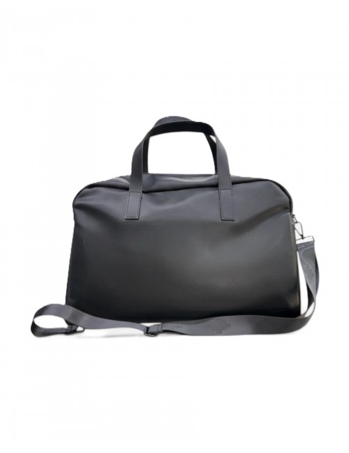 borsone marcelo burlon county of milan UNISEX NERO E BIANCO- COMAS260328 vista posteriore