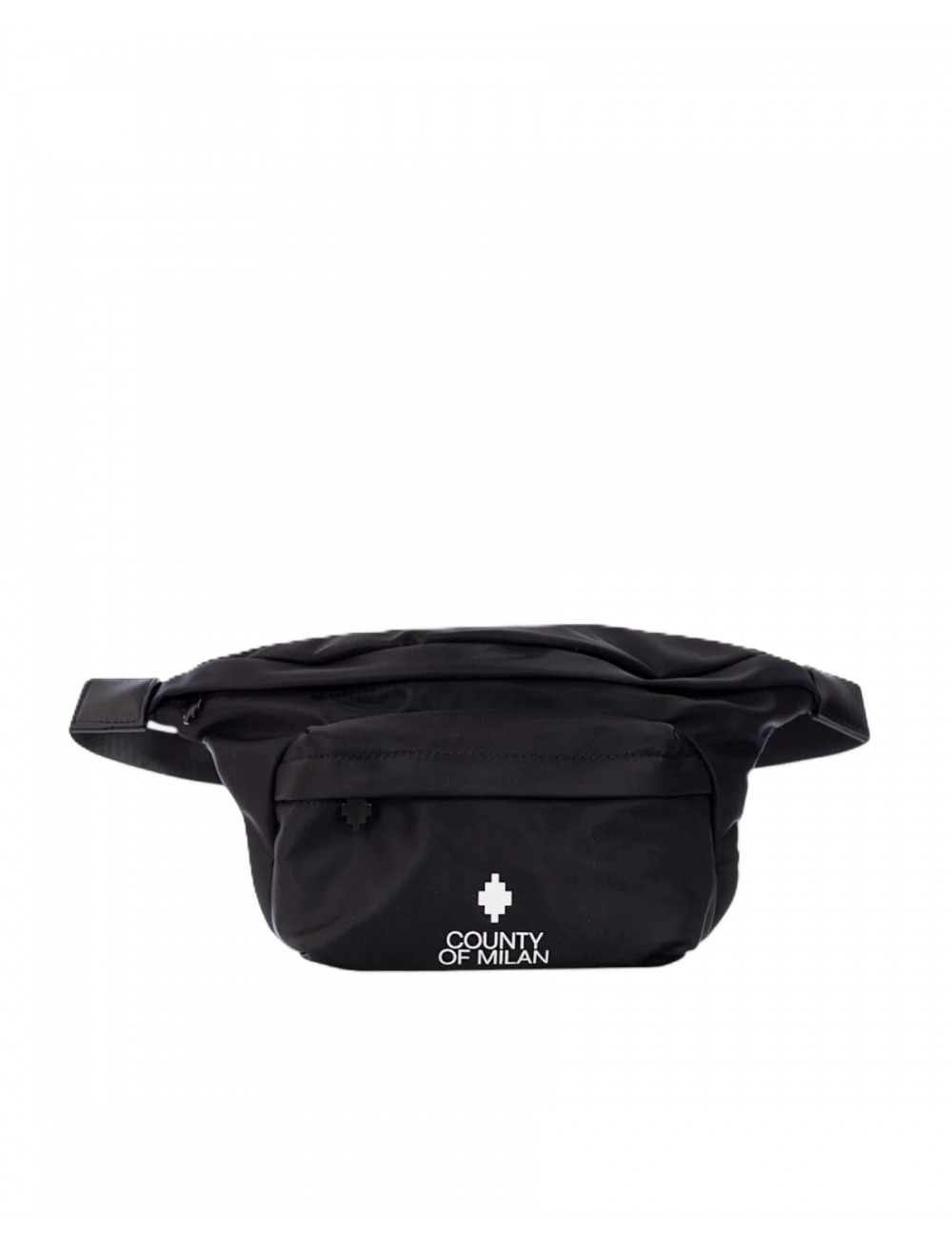 marsupio marcelo burlon county of milan UOMO NERO E BIANCO- COMAS260377 vista frontale