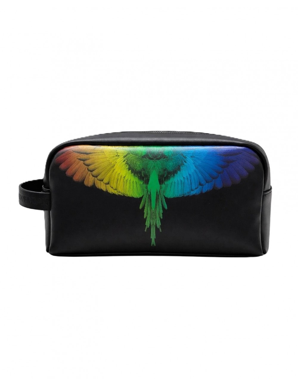 pochette marcelo burlon county of milan UOMO BLACK/RAINBOW WINGS - COMAS260355 vista frontale