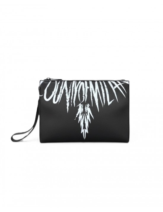 pochette marcelo burlon county of milan UOMO NERA E BIANCA - COMAS260346 vista frontale