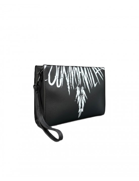 pochette marcelo burlon county of milan UOMO NERA E BIANCA - COMAS260346 vista frontale