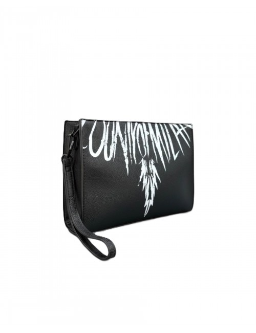 pochette marcelo burlon county of milan UOMO NERA E BIANCA - COMAS260346 vista laterale